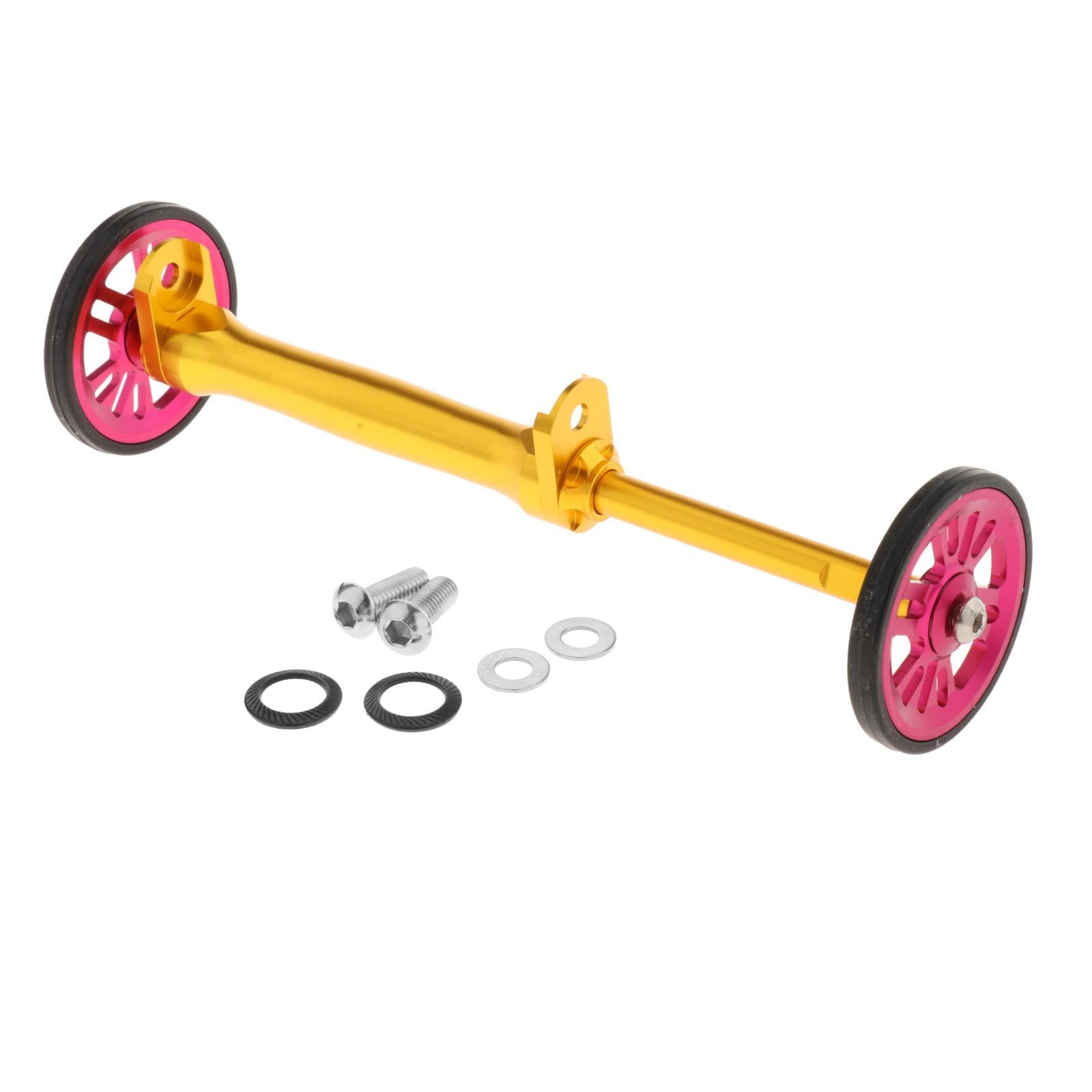 Ultralight Folding Wheel Folded Transport Wheels Extension Rod Rear