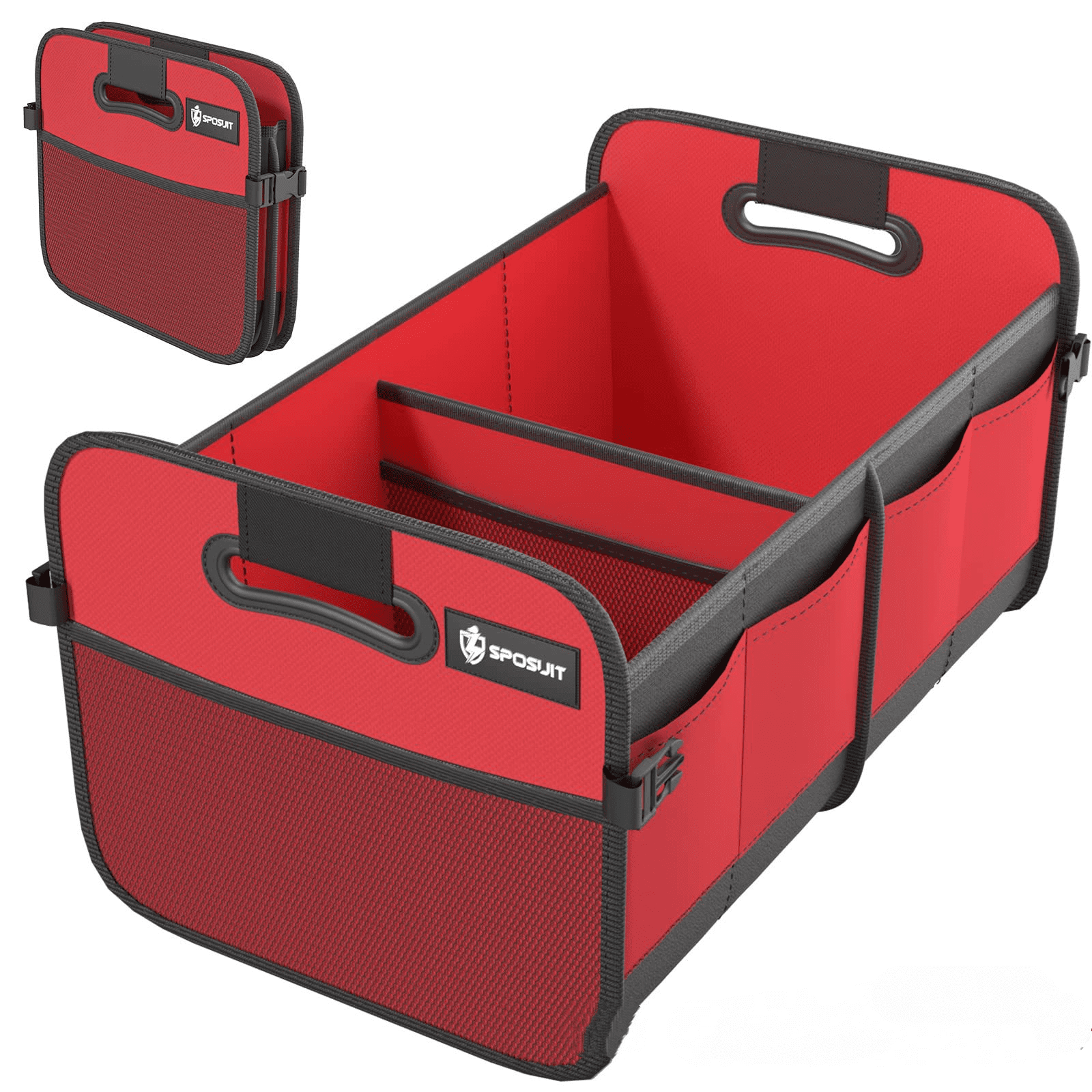 Trunk Organizer for Car Collapsible Trunk Storage with Reinforced