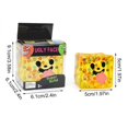 thumbnail image 2 of Ugly Face Spooky Squishy Cube, Slow Rising Stress Relief Fidget Ball with Round Glitter Sequin, Halloween Party Favor, 1 Pack, 2 of 4