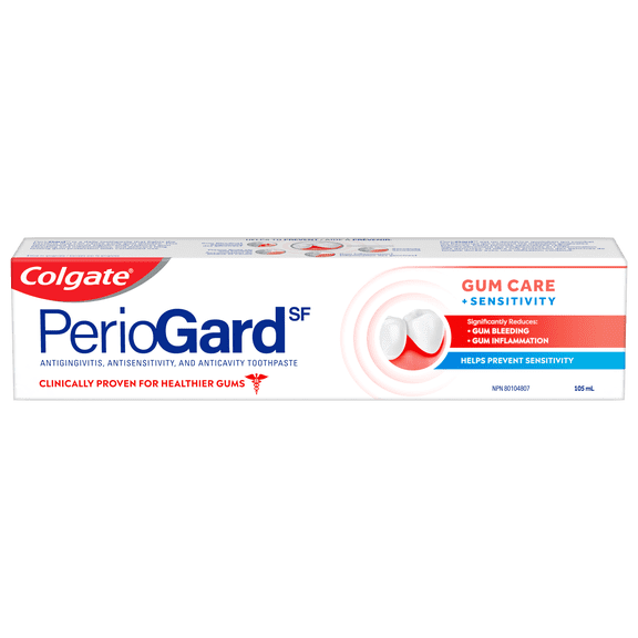 Colgate PerioGard SF Gum Care Sensitive Toothpaste, Gum Toothpaste, 70 mL