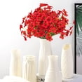 thumbnail image 5 of Artificial Outdoor Flowers,8 Bundles UV Resistant Fake Flowers,Outdoor Artificial Plastic Faux Flowers Greenery Plants for Outdoor Garden Porch Window Box Decoration(Rose Red), 5 of 5