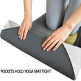 thumbnail image 3 of Black White Gold Wave Marble Hot Yoga Mat Towel Non Slip for Hot Yoga - Quick-Drying Yoga Mat Cover with 4 Corner Pockets with Travel Bag - Hot Yoga Towel Non Slip Grip Moisture Wicking Sweat 70"x26", 3 of 6