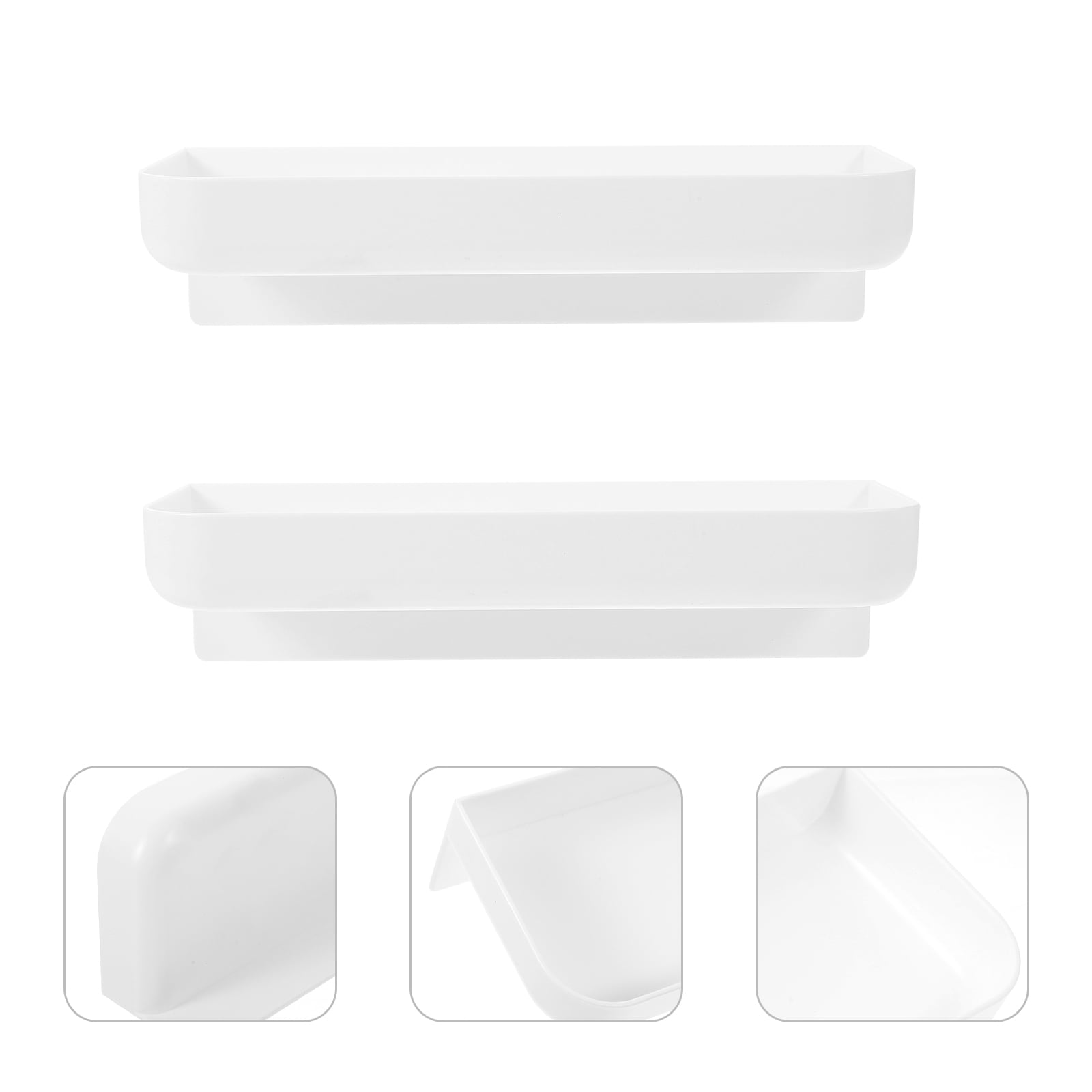 White PP Material Nail-free Storage Box with Protective Guard for