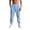 Sky Blue, variant on GrmtClth Men's Linen Pants Casual Loose Fit Beach Drawstring Pants Elastic Waist Beach Lightweight Yoga Jogger Trousers with Pockets Army Green 2XL