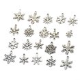 thumbnail image 1 of Paquete De 20 Antiguos Del De Nieve Mezcdos Del Tíbet Colgante Para Los Resultados De Joyería De DIY Gloria Colgante de encantos de copo de nieve, 1 of 4