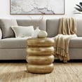 thumbnail image 2 of Coffee Sofa Side End Table, round, Natural Brown, Wood, Living Room Lounge Cafe Lobby Hospitality Restaurant, Modern Contemporary, HB37617, 2 of 8