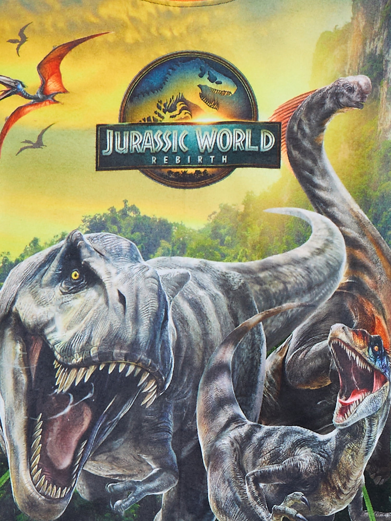 Jurassic World Rebirth Boys Long Sleeve Top and Pants Pajama Set, 2-Piece, Sizes 4-16