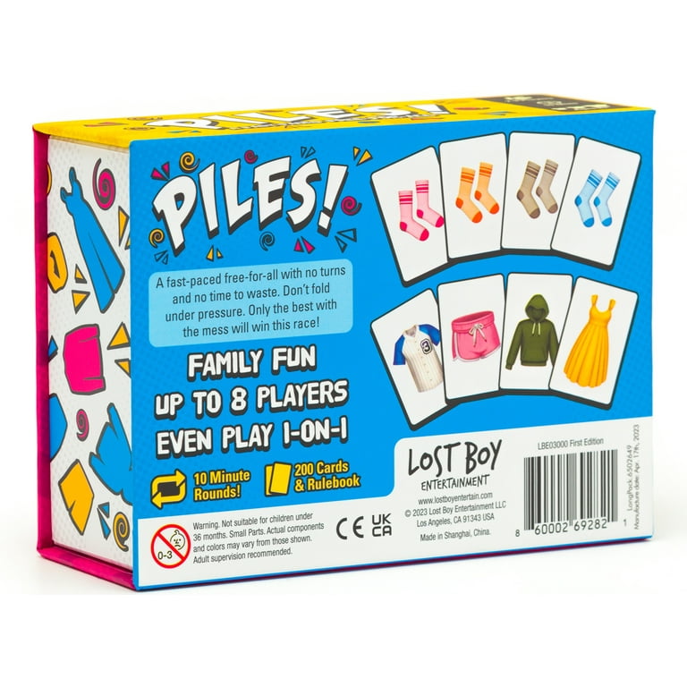 Piles – Card Games – Family Games – for Kids 8 and Up – Games for Adults