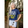 thumbnail image 3 of When All Else Fails Take a Nap Plus Size Crewneck Graphic Tee Shirt Brisco Brands 3X, 3 of 5