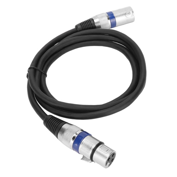 Cable de micrófono XLR macho a hembra, Cable XLR macho a XLR hembra de 3 pines de bajo ruido y sin pérdidas para micrófonos y altavoces