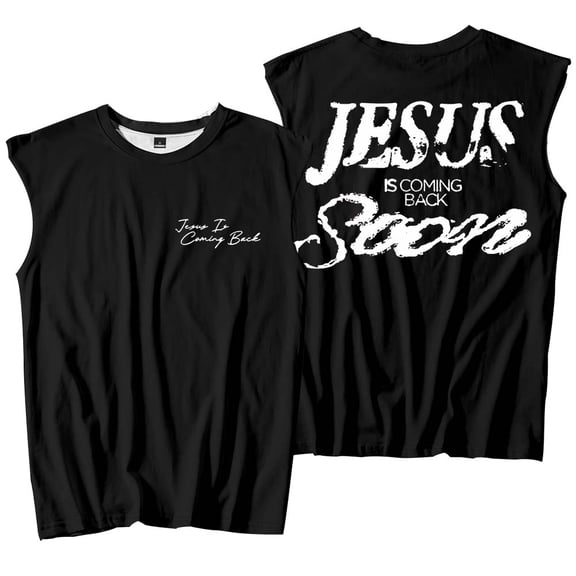 Josiah Queen Jesus Is Coming Back Soon Tank Tops Sleeveless T-Shirt port Vest Women Men Casual Outdoor Sportwear