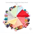 thumbnail image 3 of Baby Appease Towel Cómoda manta de seguridad con etiqueta para bebé con colorido, 3 of 8