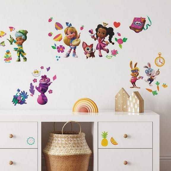 Alice's Wonderland Bakery Peel & Stick Wall Decals