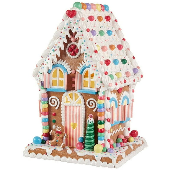 Raz Imports Kringle Candy Co. 14" Lighted Gingerbread House