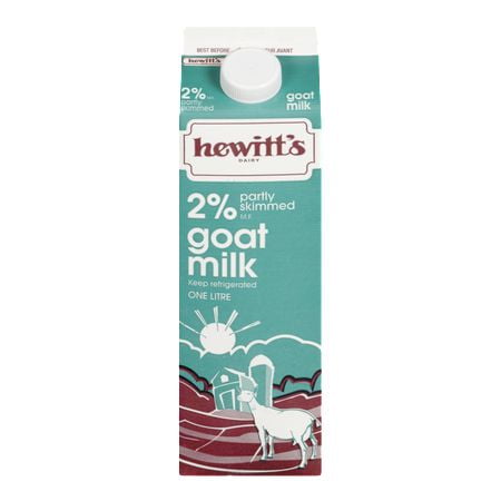 Lait de chèvre partiellement écrémé à 2 % M.G. biologique de Hewitt