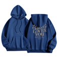 thumbnail image 4 of SIYUDAN Womens Sweatshirt Hoodies Jesus Loves You Hooded Sweatshirts Oversized Graphic Hoodies For Women Women Pullover Fall Essentials Street Style Clothes, 4 of 5