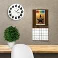 Circular Sign Language Gesture Wall Clock School Timers for Teachers