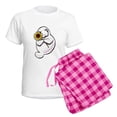 thumbnail image 5 of CafePress - Sunny Manatee Pajamas - Women's Short Sleeve Print T-Shirt and Pants Light Cotton Pajama Set, 5 of 7