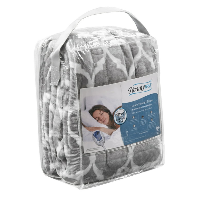 Beautyrest ogee oversized heated throw new arrivals