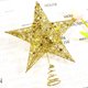 thumbnail image 5 of Adorno de árbol de Navidad con purpurina de metal Adorno de estrella de alambre hueco para adorno de árbol de Navidad Xemadio WMZL-259-1, 5 of 7