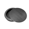 thumbnail image 4 of Kevinplus  39.37'' Round Coffee Table with Storage Solid Wood Veneered for Living Room, Bedroom, Apartment or Office, Black, 4 of 9