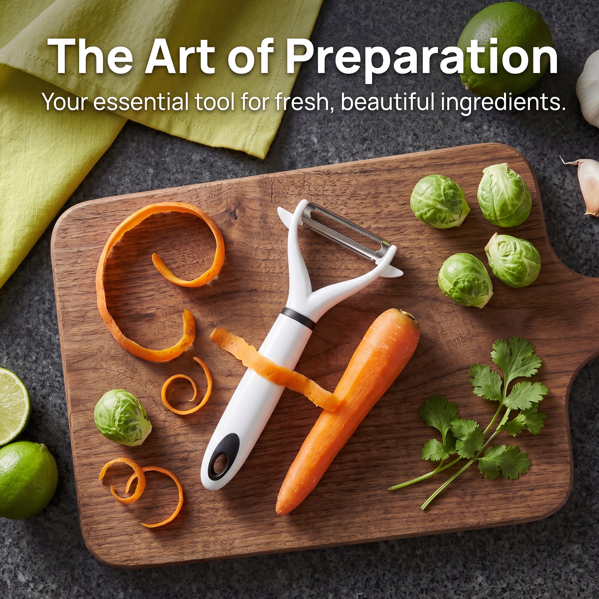 Unique Bargains Stainless Steel Durable Peeler with Ergonomic Handle Green 6.7" x 3"