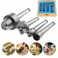 thumbnail image 4 of 4PCS MT1 Live Center Wood Lathe Drive Spur Cup Set Wood Lathe Turning Spur Cup Center Set, for Wood and Metalworking Lathe Woodworking Thimble with Wooden Case, 4 of 7