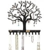 Earring Holder Necklace Organizer Hanging Jewelry Storage Rack, Tree of Life