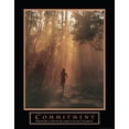 thumbnail image 2 of Unknown 26x32 White Modern Wood Framed Museum Art Print Titled - Commitment - Runner, 2 of 4
