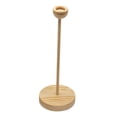 thumbnail image 3 of Soporte de exhibición para bolas de cristal Soporte para bolas de cristal Soporte de esfera de madera Huevo 215 cm de alto., 3 of 9
