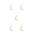 thumbnail image 1 of Collar de cadena de moda Ajustable Minnieouse con colgante de Luna Oro para niñas, 1 of 5