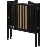 Dream On Me 2-in-1 Lightweight Folding Portable Crib, Black - Walmart.com