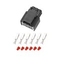 thumbnail image 1 of Conector de sensor de pedal de acelerador de 6 pines Unique Bargains, conector de terminal de cable hembra para BMW, para Mercedes-Benz, 1 juego, 1 of 6