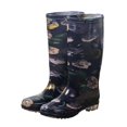 thumbnail image 2 of YUEHUA Womens Rain Boots Long Casual Fashion Outdoor Hiking Walking Gardening Waterproof Anti- Shoes Comfortable Insole Light Rain Shoes Outdoor Garden Shoes, 2 of 7