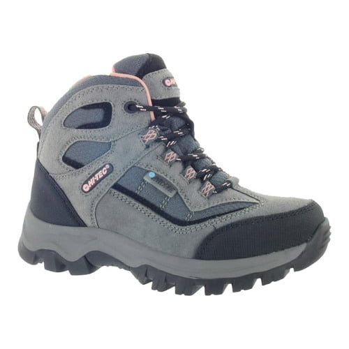 HI TEC Walking Boots Bandera Lite II Womens Shoes Charcoal Pink Hiking Tracking 