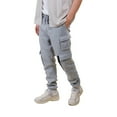 thumbnail image 4 of Brooklyn Cloth Men's Fleece Utility Cargo Sweatpants, Comfortable, Functional, Heather Grey, Medium, 4 of 5