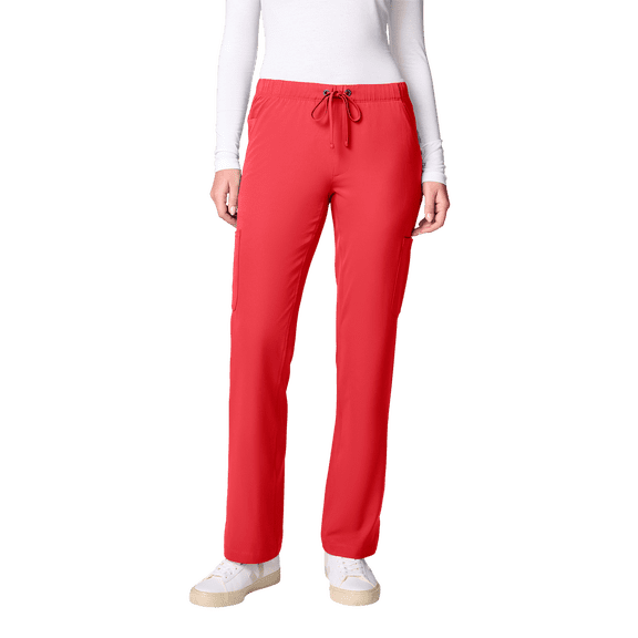 Healing Hands EVRY Women's Hope Straight Leg Scrub Pants 2XL Berry Crush