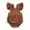 Brown, variant on IROINNID Bodysuit For Baby Girl Newborn Infant Baby Girls Solid Clothes Fly Sleeve Suspender Romper,Brown