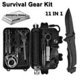 MDHAND Emergency Camping Survival Kit 11 in 1 Outdoor Survival Gear