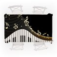 thumbnail image 3 of Piano Music Pattern Table Cloth Rectangular Tea Table Cover Dining Home Decor, 3 of 5