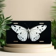 thumbnail image 4 of Monochrome Butterfly Front License Plate, Metal License Plate, Funny Standard Plates Personalized Novelty Decorative For Men/Women/Boys/Girls Car 6×12 Inch, 4 of 6