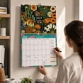 thumbnail image 3 of 2027 Calendar - 2027 Wall Calendar, Jan.2027 - Dec.2027, 12 Monthly Wall Calendars, Monthly Wall Calendar with Spiral Binding and Hanging Design for Home & Office Planning, Floral, A, 3 of 6