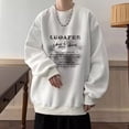 thumbnail image 4 of Sudadera con capucha con estampado de letras retro americanas para hombre, sudaderas de moda gótica, ropa de calle de gran tamaño, sudadera con capucha de forro polar estilo hip hop, ropa Y2K, 4 of 5