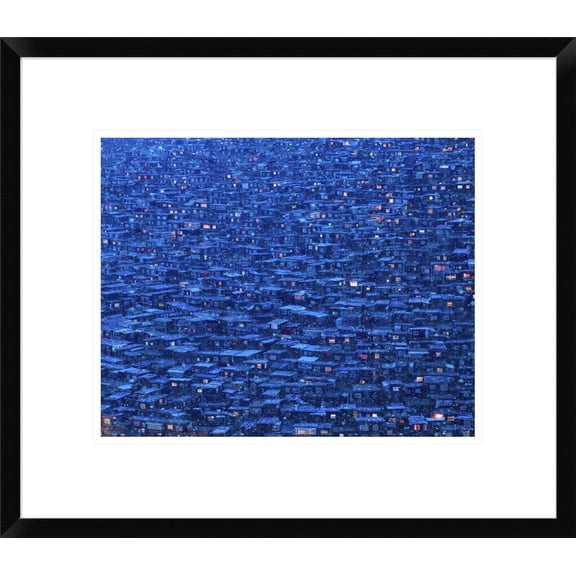 Global Gallery Shu-Guang Yang 'Dwelling' Framed Wall Art