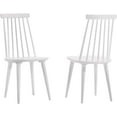 thumbnail image 5 of Duhome Dining Chairs Set of 2 Wood Dining Room Chair White Spindle Chair for Kitchen, Windsor Chair Farmhouse Chairs White, 5 of 7