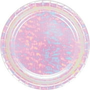 96 Count Bulk Pack Iridescent Party Dinner Plates