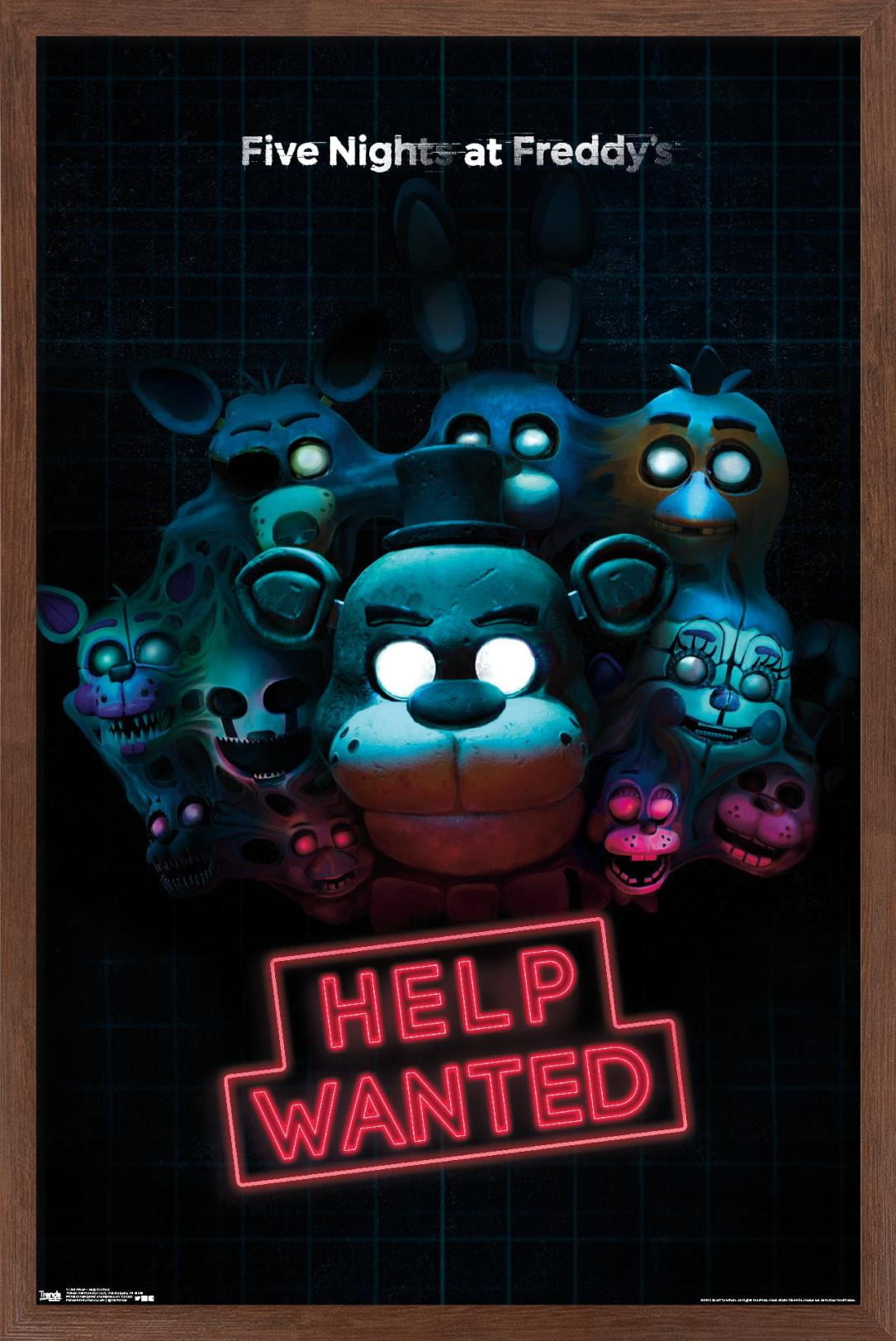 Five Nights at Freddy's - Help Wanted Wall Poster, 22.375" x 34", Framed -  Walmart.com