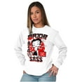 thumbnail image 3 of Kanji Style Betty Boop Major Sass Women's Long Sleeve T Shirt Brisco Brands S, 3 of 6