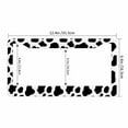 thumbnail image 3 of Sloboki Animal Cow Print Spot License Plate Frame Universal Aluminum Metal Car Tag Holders Cars Decor, 3 of 5