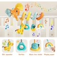 thumbnail image 4 of (Elefante naranja)Juguetes para cochecito, juguete de peluche en espiral para actividades de bebé, sonajeros suaves para asiento de coche, juguetes para cuna para niños y niñas a partir de 6 meses oso de fresa Electrónica, 4 of 5